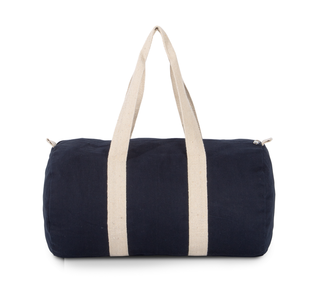 Kimood Sac fourre-tout en toile de coton Navy / Off White (KI0632)
