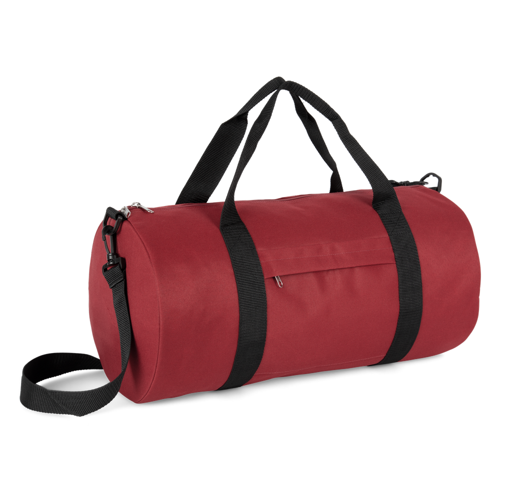 Kimood Sac tubulaire recyclé avec poche frontale Red Safran (KI0655)
