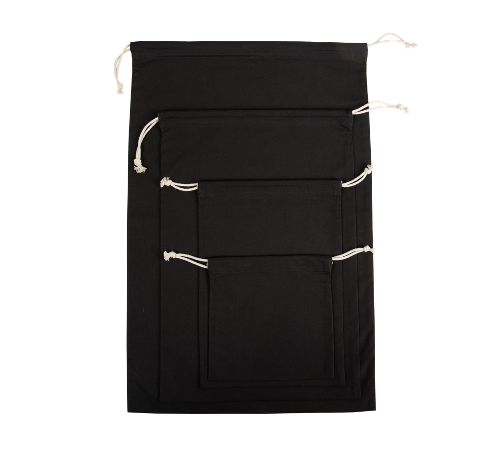Kimood Sac fourre-tout en coton biologique Black (KI0751)