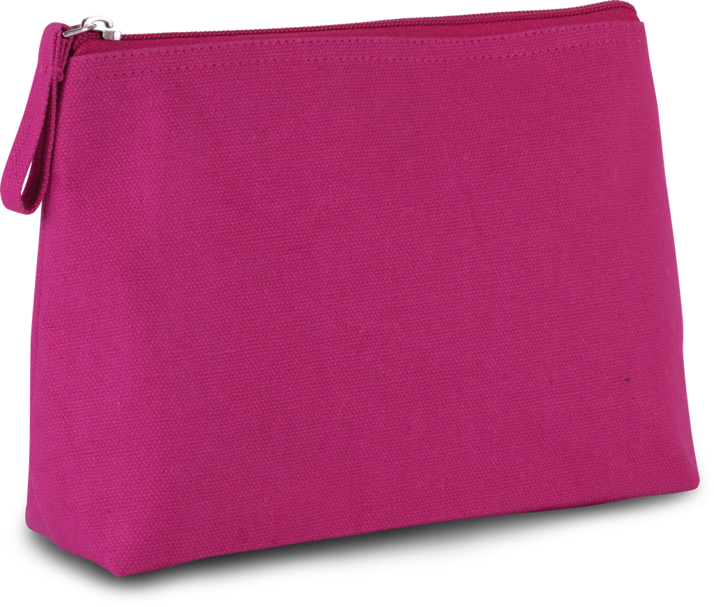 Kimood Trousse en coton canvas Fuchsia (KI0724)