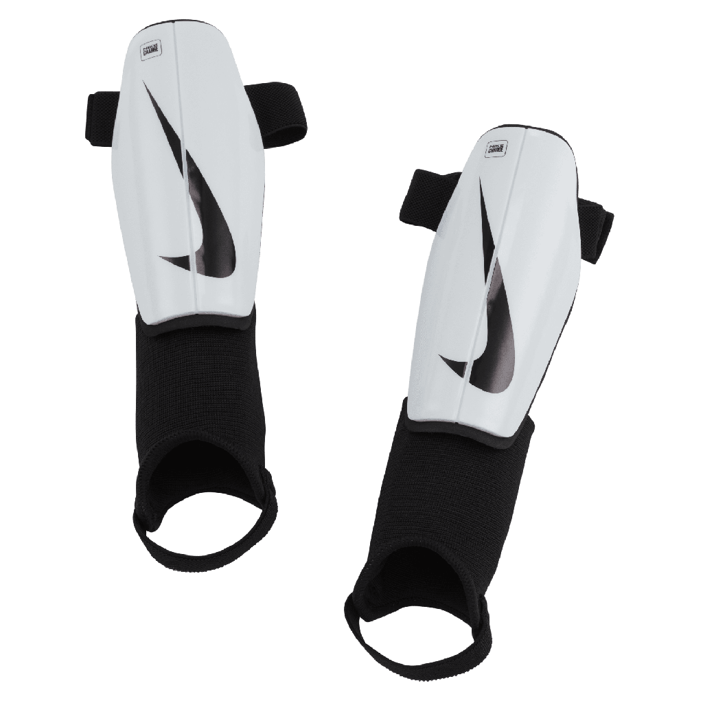 Nike Charge Protège-tibias de football blanc/noir