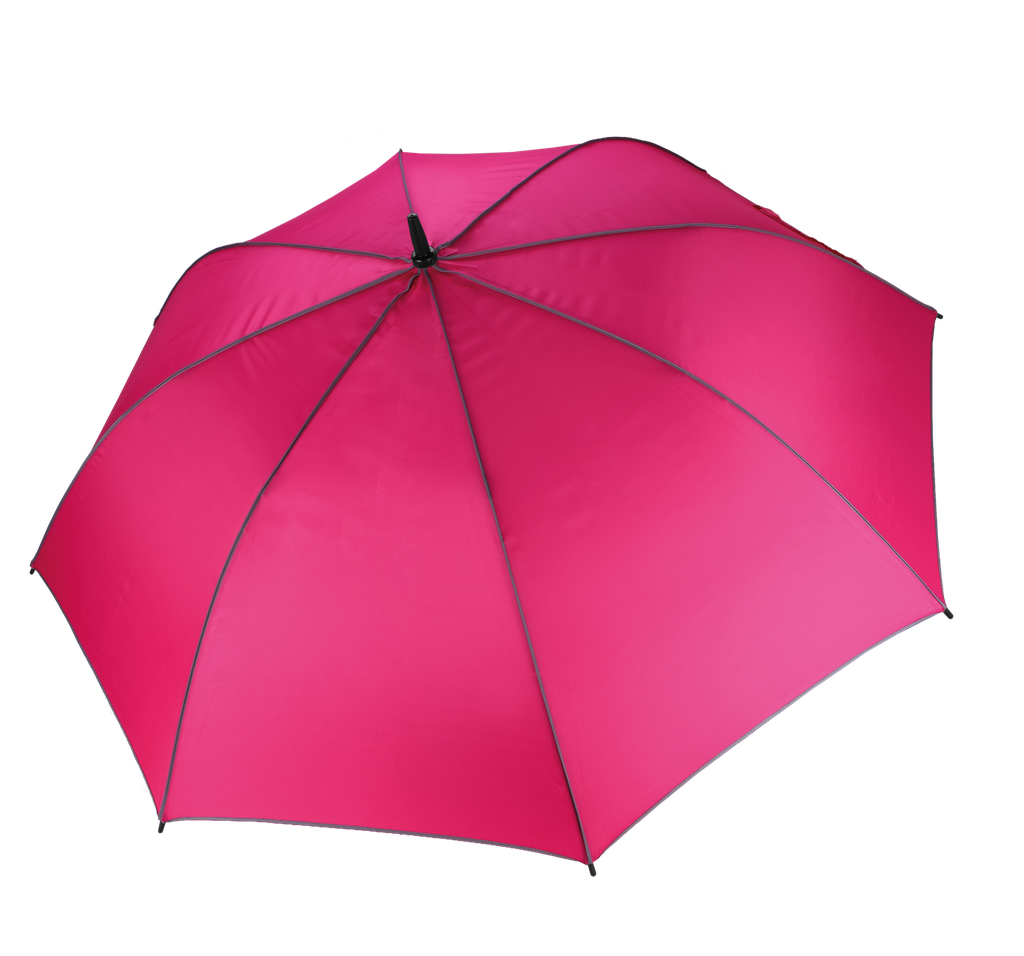 Kimood Parapluie de golf ouverture automatique Fuchsia / Slate Grey (KI2006)