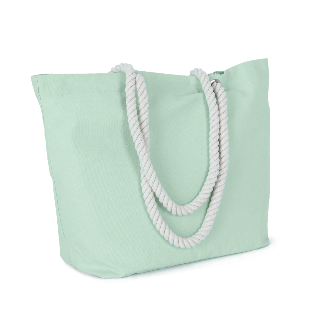 Kimood Sac fourre-tout style marin Washed Misty Green (KI3209)