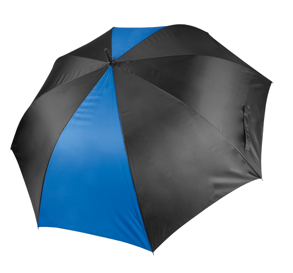 Kimood Grand parapluie de golf Black / Royal Blue (KI2008)
