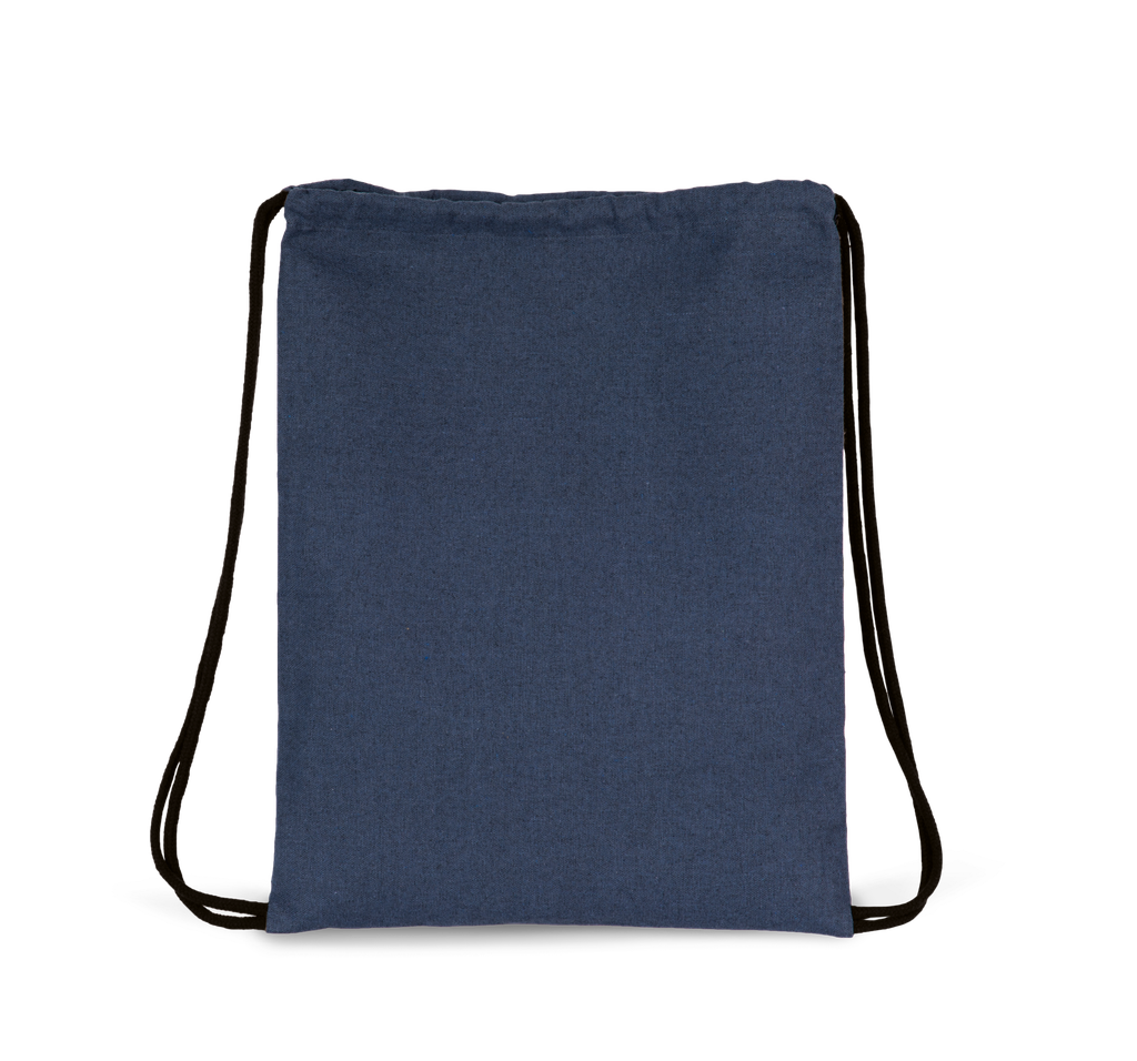 Kimood Sac à dos recyclé à cordon coulissant Horizon Blue (KI5102)