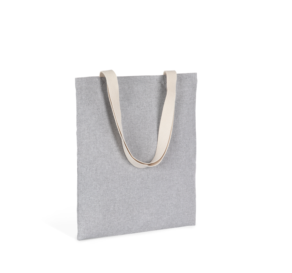 Kimood Sac shopping recyclé Flint Grey / Ecume (KI5203)