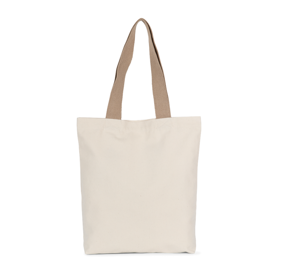 Kimood Sac shopping recyclé à fond plat Ecume / Hemp (KI5202)