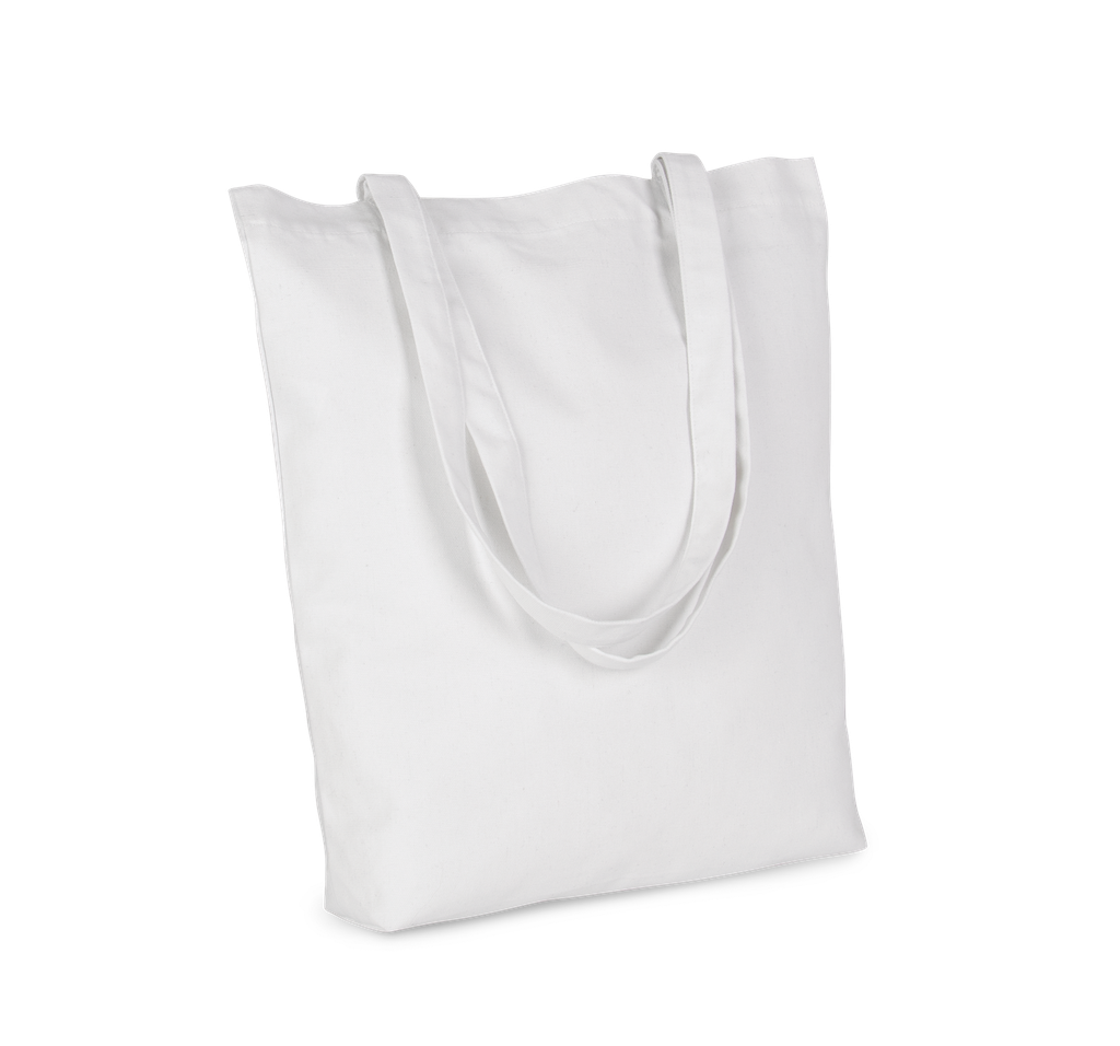 Kimood Sac cabas en coton "K-loop project" recyclé White Jhoot (KI5808)