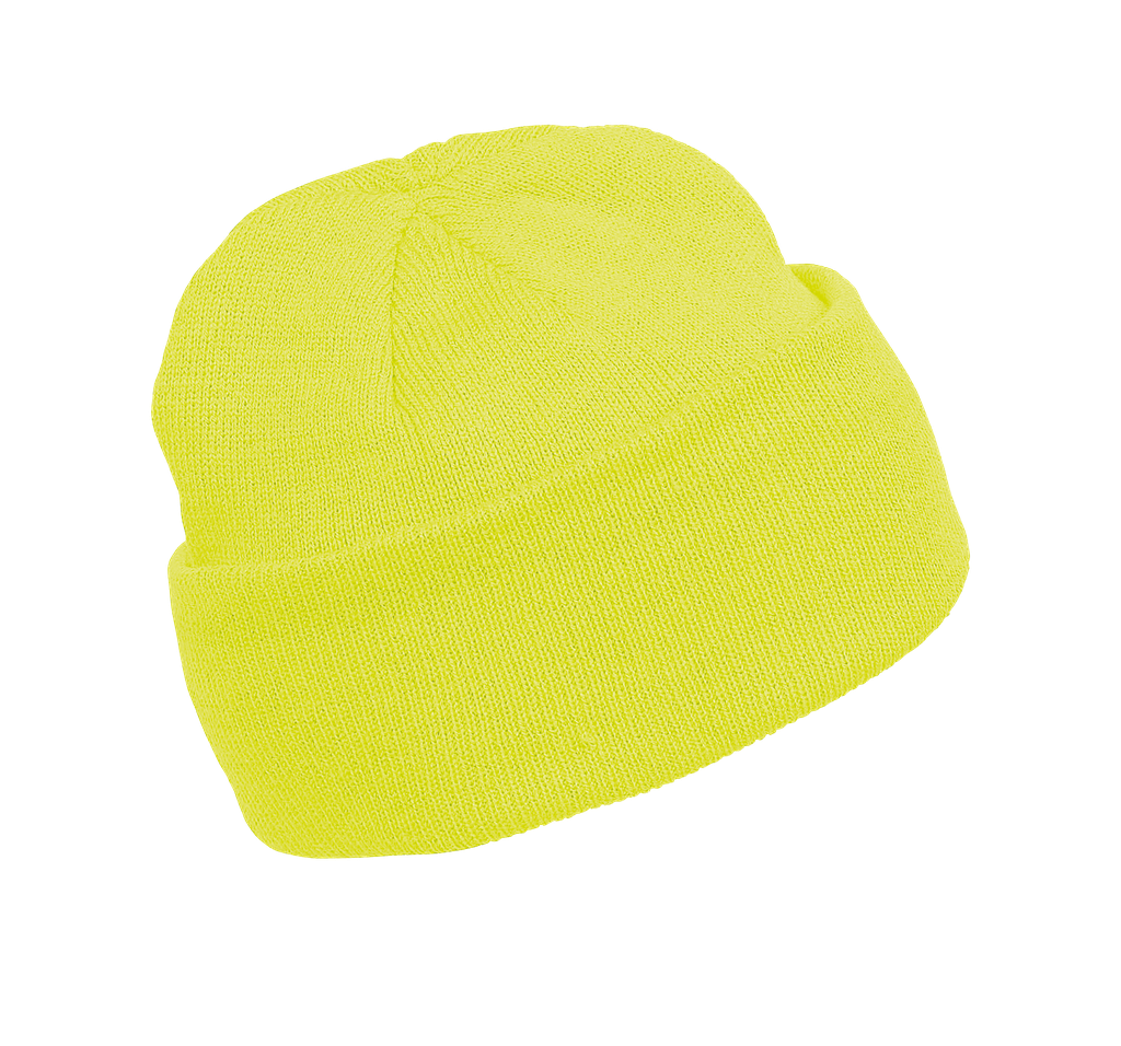 K-up Bonnet tricoté Fluorescent Yellow (KP031)