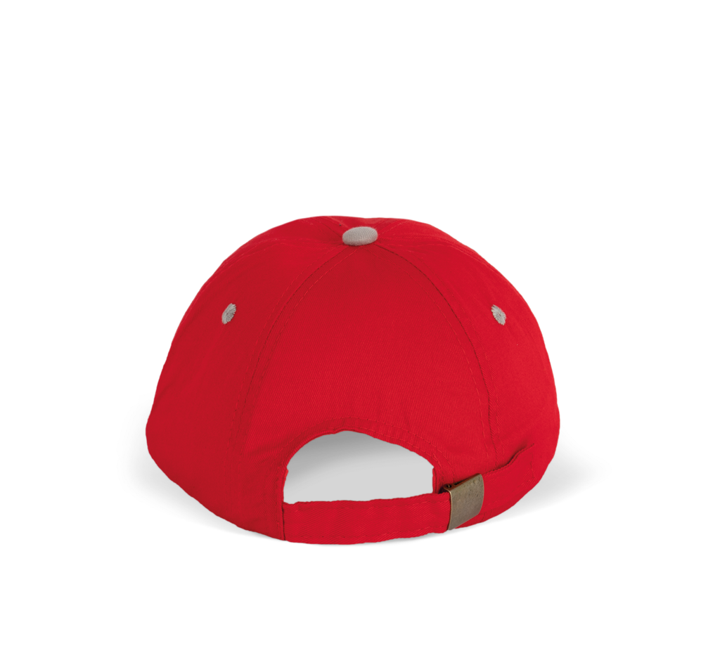 K-up Top - Casquette 6 panneaux Red / Grey (KP036)
