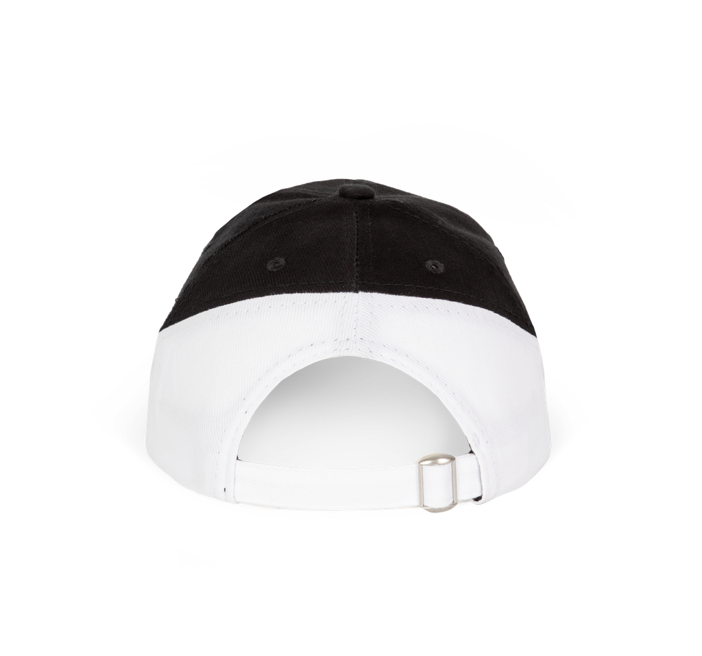 K-up Racing - Casquette bicolore 6 panneaux Black / White (KP045)