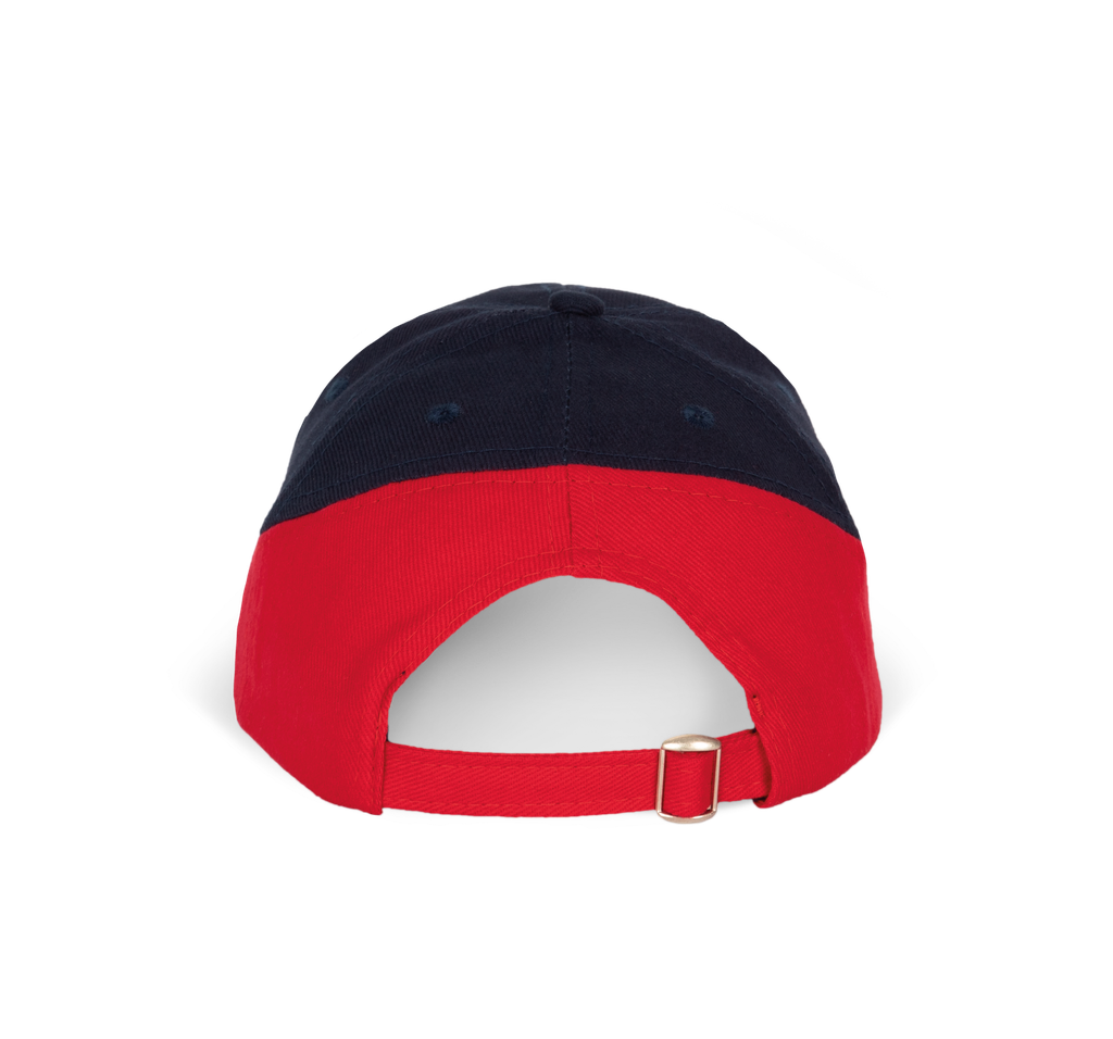 K-up Racing - Casquette bicolore 6 panneaux Navy / Red (KP045)