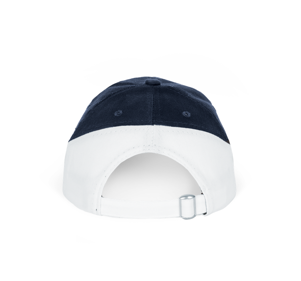 K-up Racing - Casquette bicolore 6 panneaux Navy / White (KP045)
