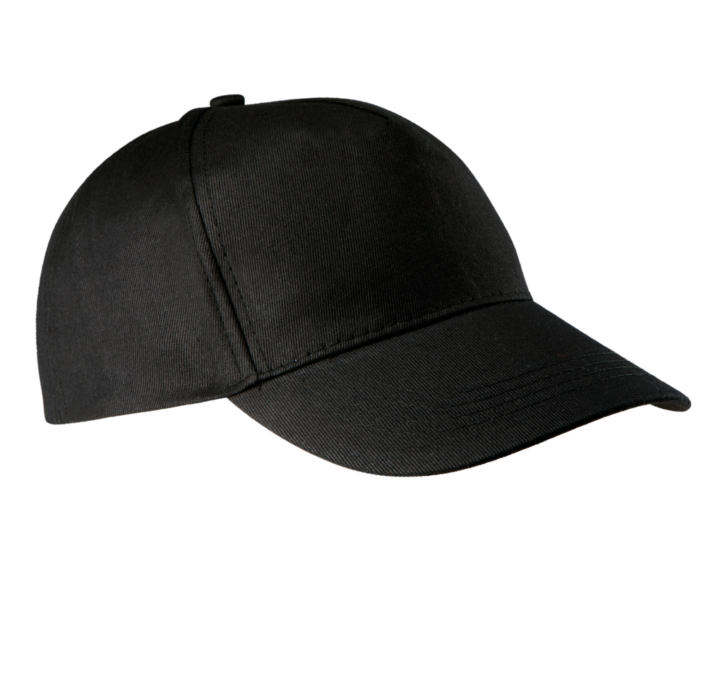 K-up Casquette coton - 5 panneaux Black (KP116)