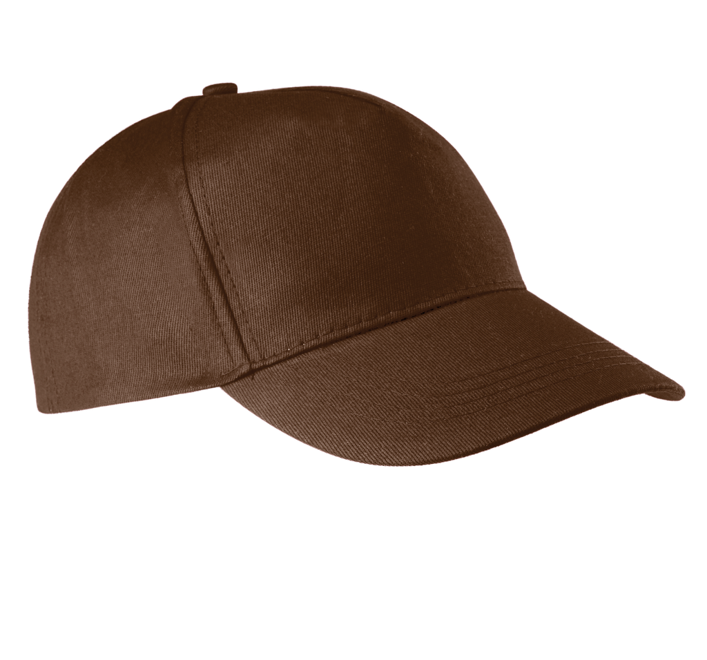 K-up Casquette coton - 5 panneaux Chocolate (KP116)