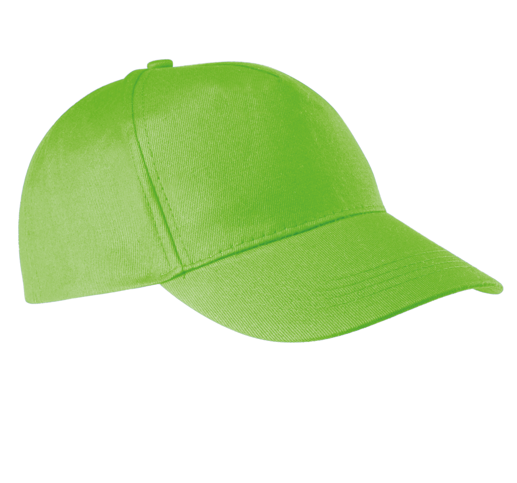 K-up Casquette coton - 5 panneaux Lime (KP116)