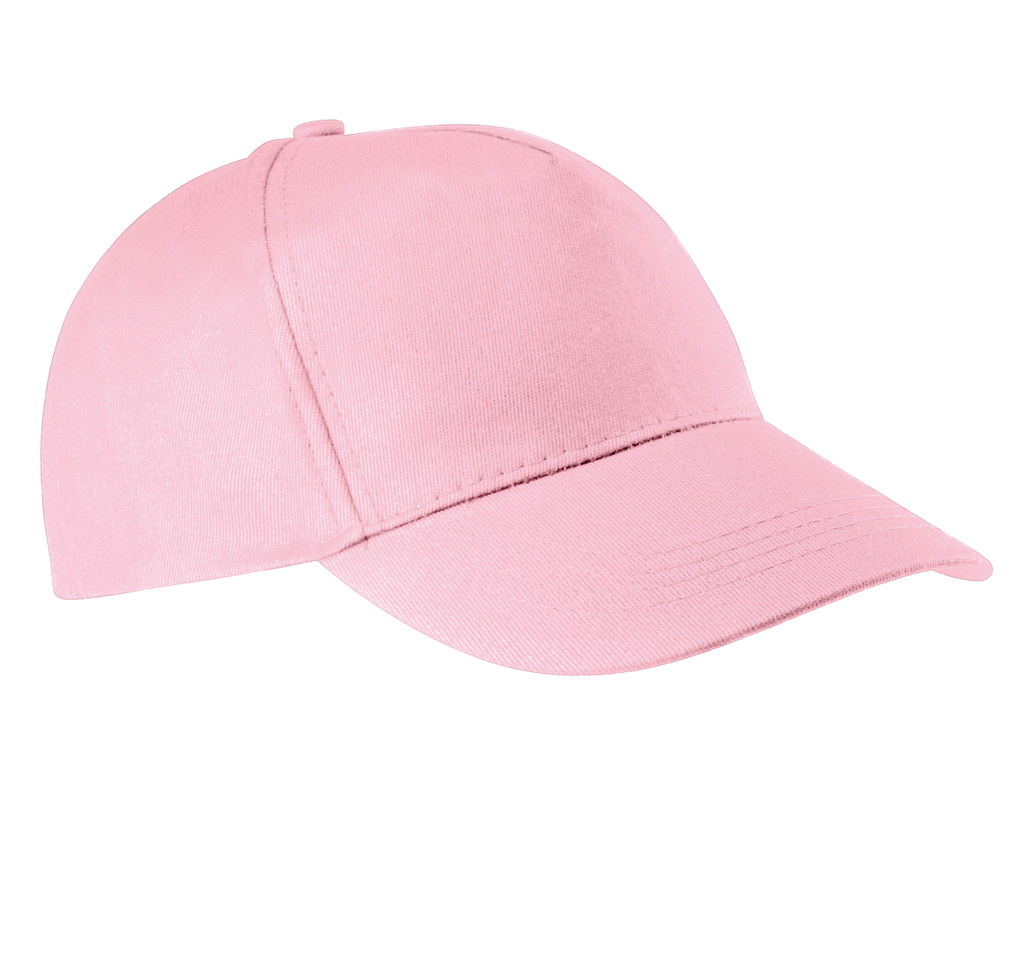 K-up Casquette coton - 5 panneaux Pink (KP116)