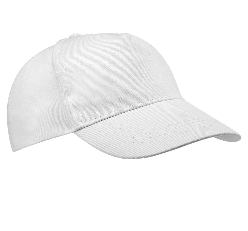 K-up Casquette coton - 5 panneaux White (KP116)