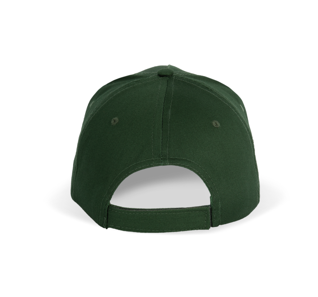 K-up Casquette sandwich contrasté - 5 panneaux Forest Green / Beige (KP130)