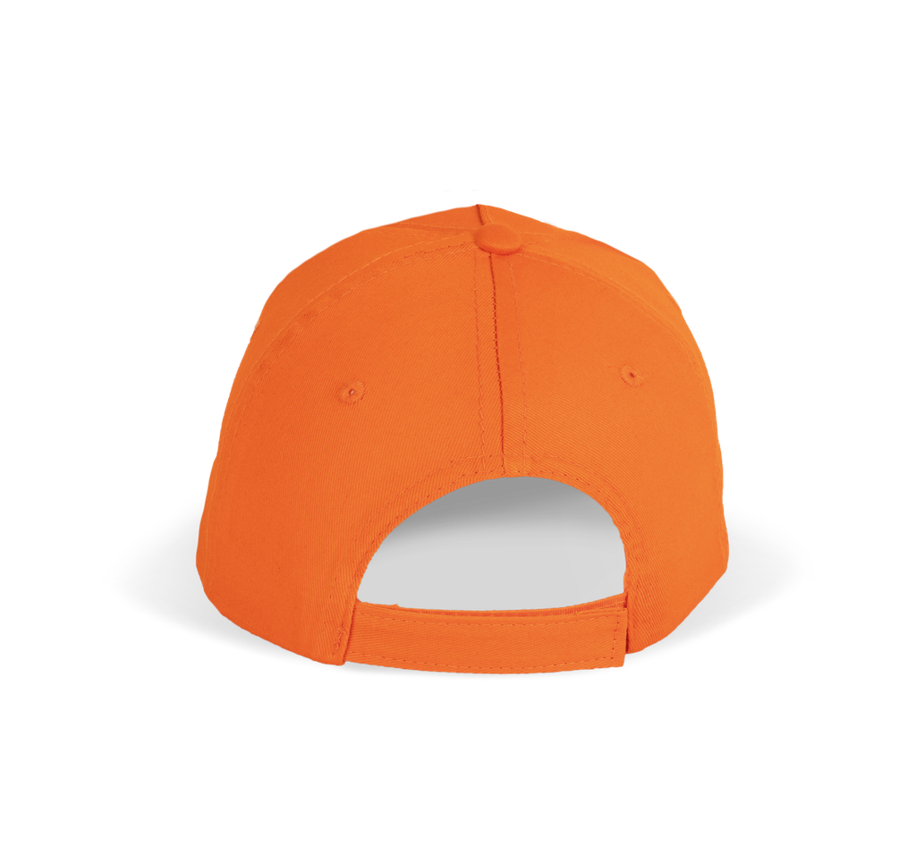 [KP130_46979_46974] K-up Casquette sandwich contrasté - 5 panneaux Orange / Dark Grey (KP130)
