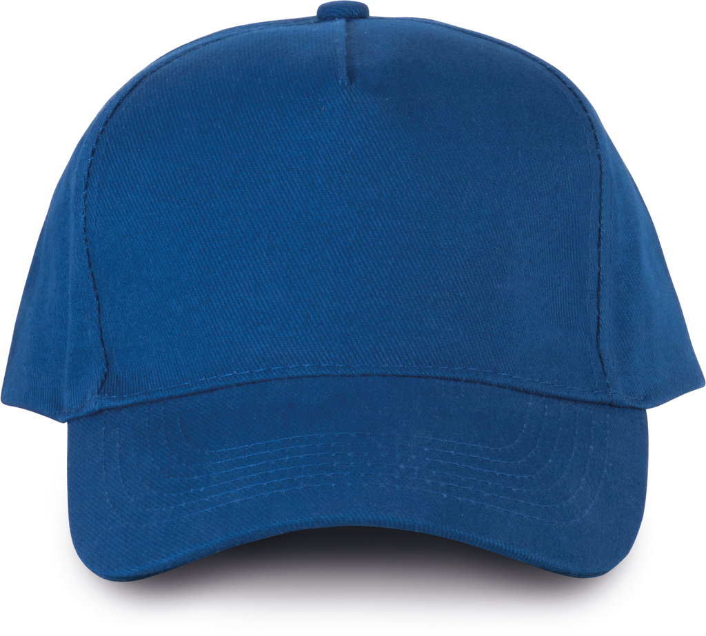 [KP135_60385_60382] K-up Casquette 5 panneaux en coton bio Royal Blue (KP135)