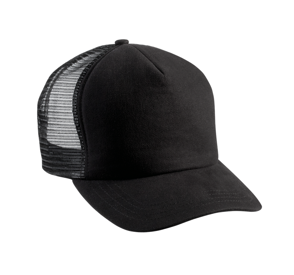 K-up Casquette trucker - 5 panneaux Black (KP137)