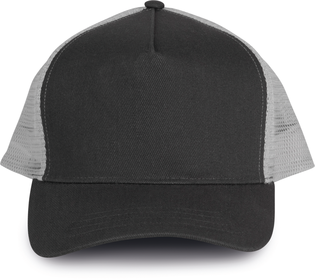[KP137_60391_49331] K-up Casquette trucker - 5 panneaux Dark Grey / Light Grey (KP137)