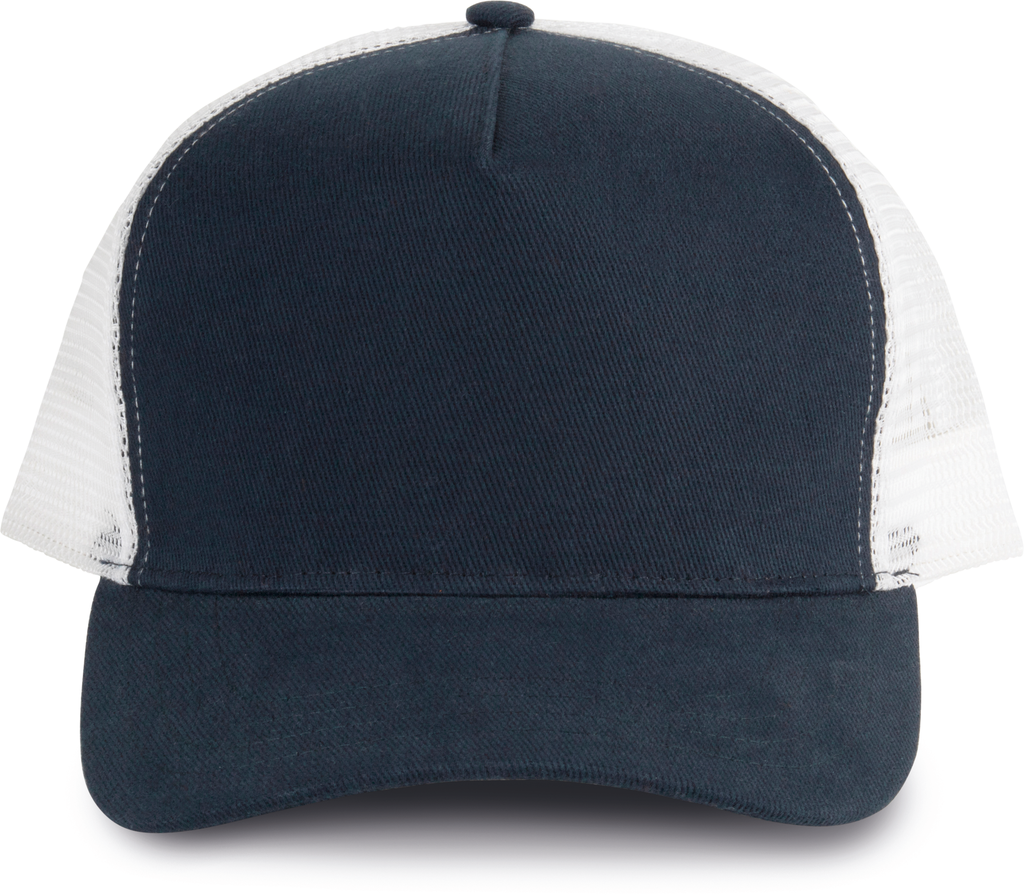 [KP137_60394_49331] K-up Casquette trucker - 5 panneaux Navy / White (KP137)