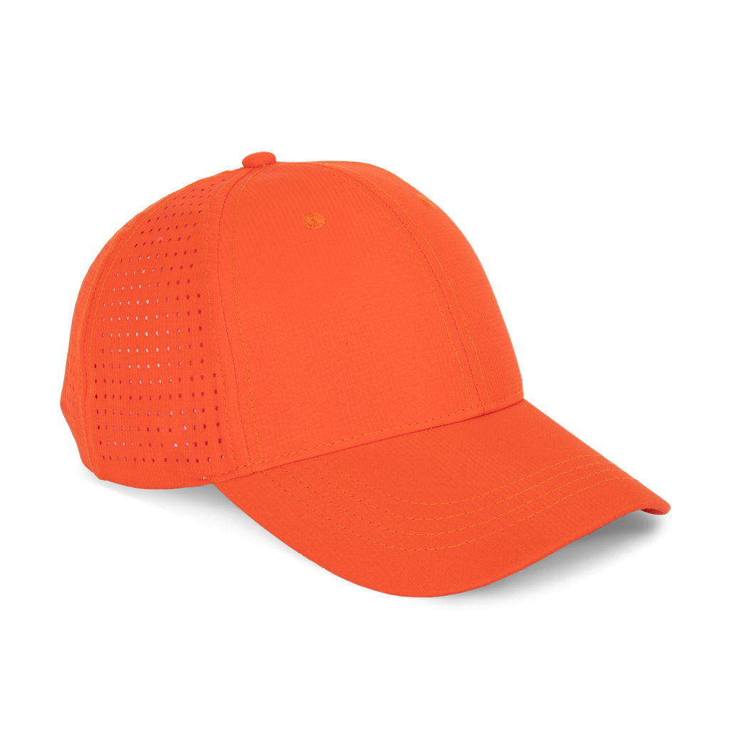 K-up Casquette à panneaux perforé - 6 panneaux Sunset Orange (KP118)