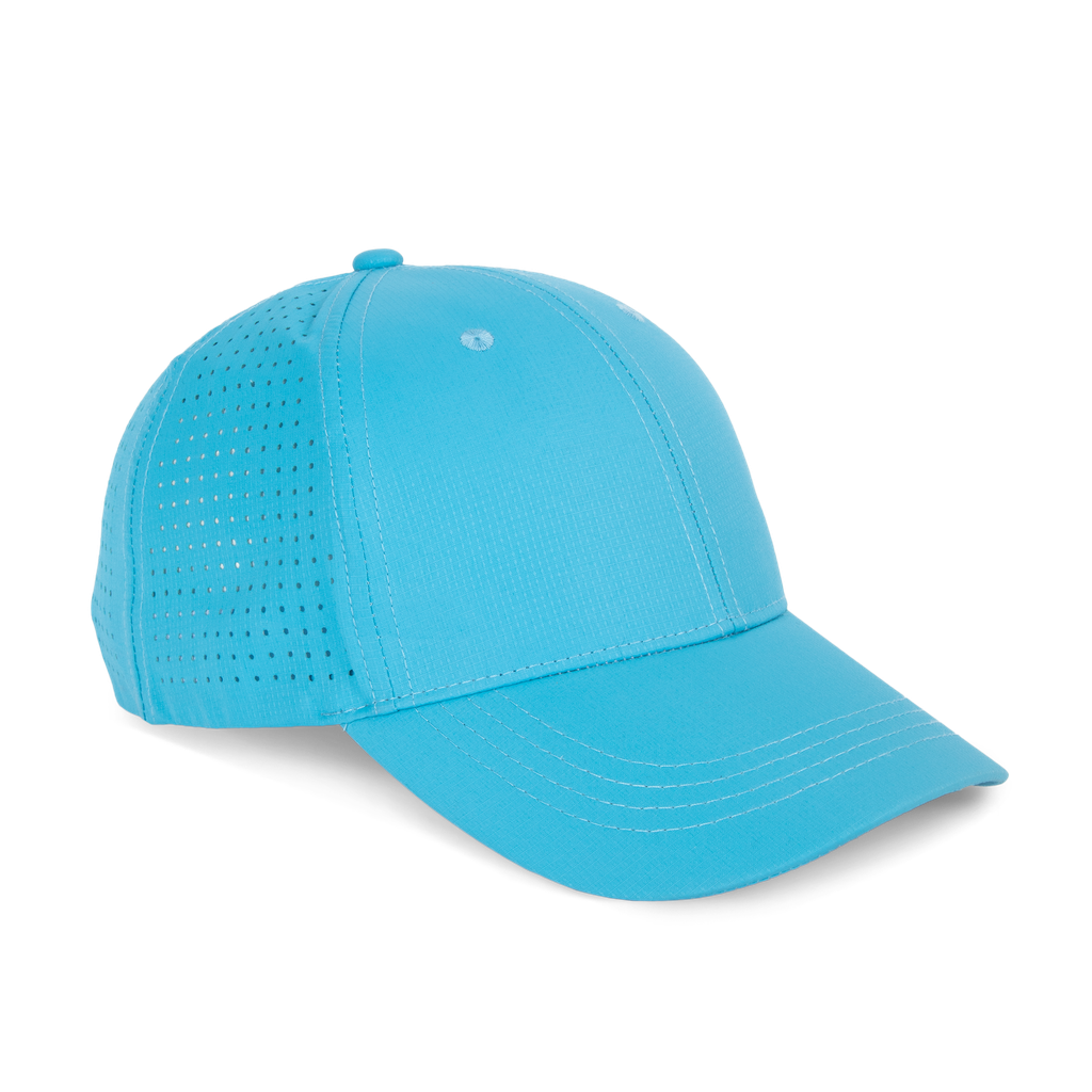 K-up Casquette à panneaux perforé - 6 panneaux Surf Blue (KP118)