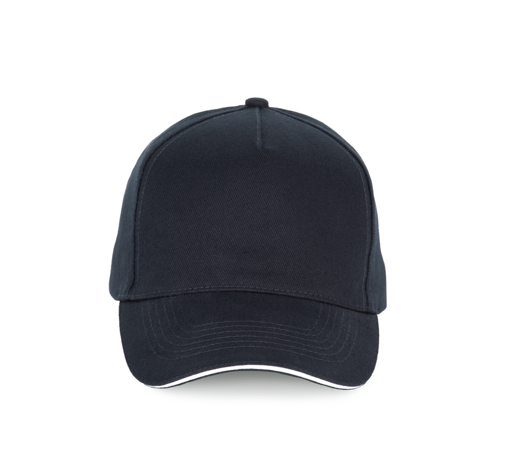 K-up Casquette - 5 panneaux Navy / White (KP189)