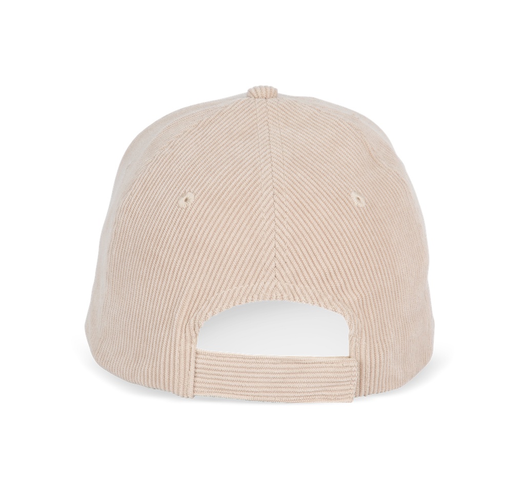 K-up Casquette en velours - 6 panneaux Sand (KP193)