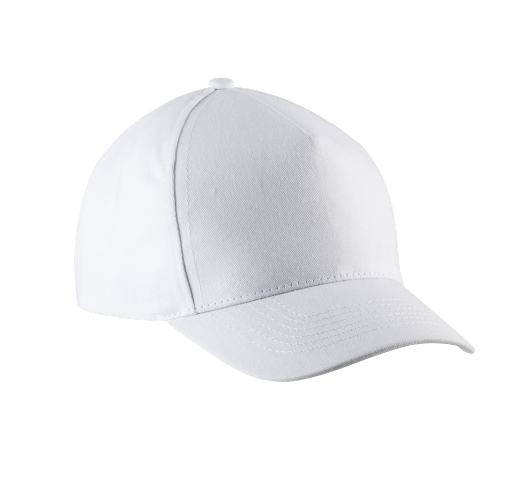 K-up Casquette enfant en coton - 5 panneaux White (KP149)