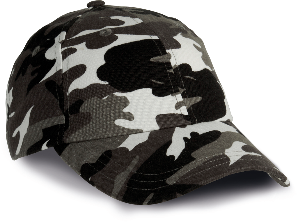 K-up Dad cap - 6 panneaux Grey Camouflage (KP154)