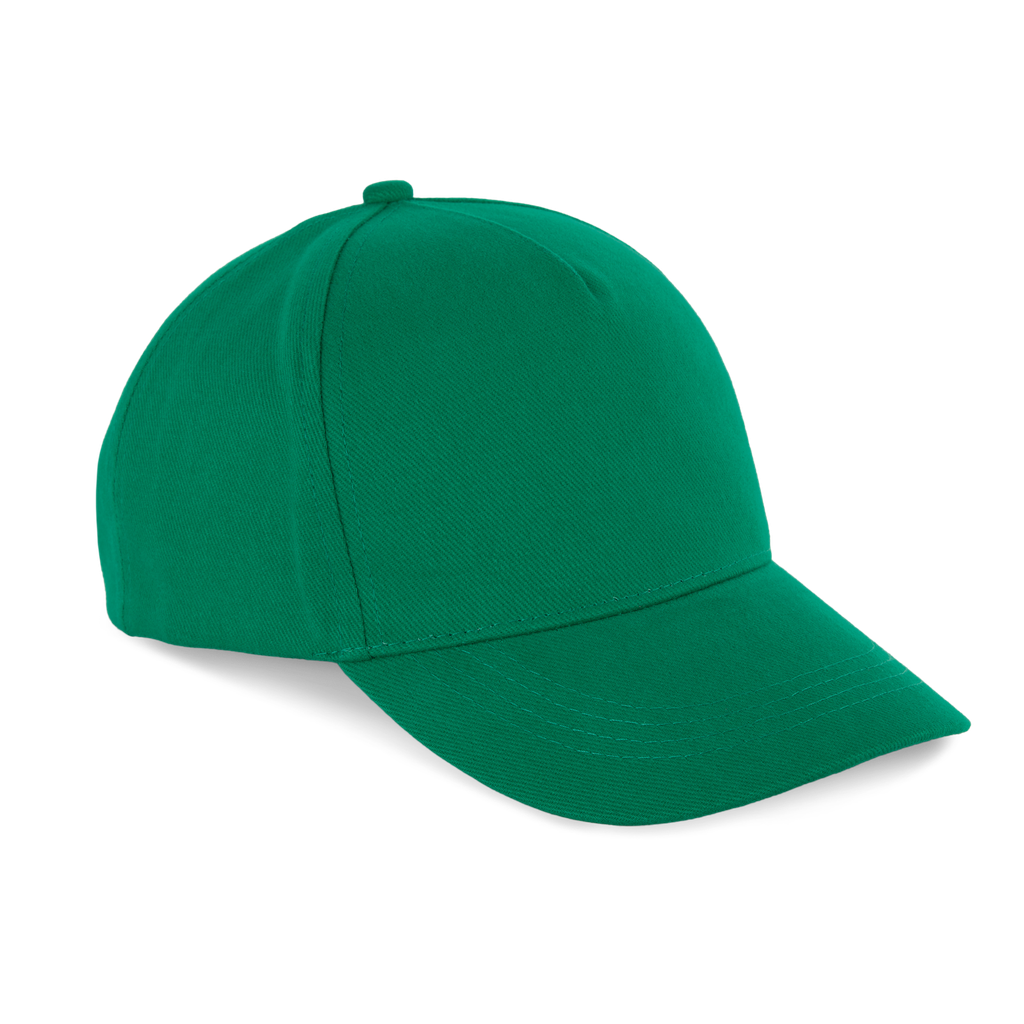 K-up Casquette coton épais - 5 panneaux Kelly Green (KP162)