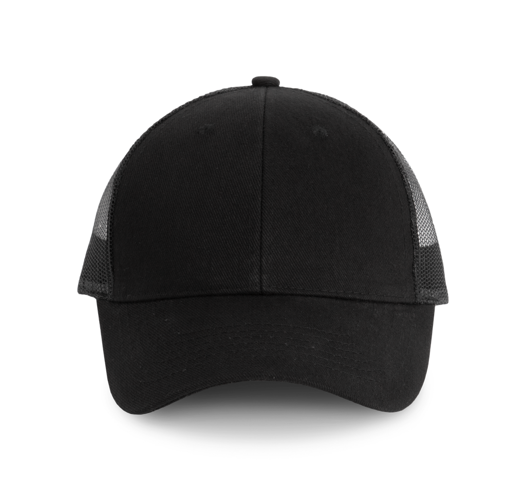 K-up Casquette Trucker - 6 panneaux Black (KP158)