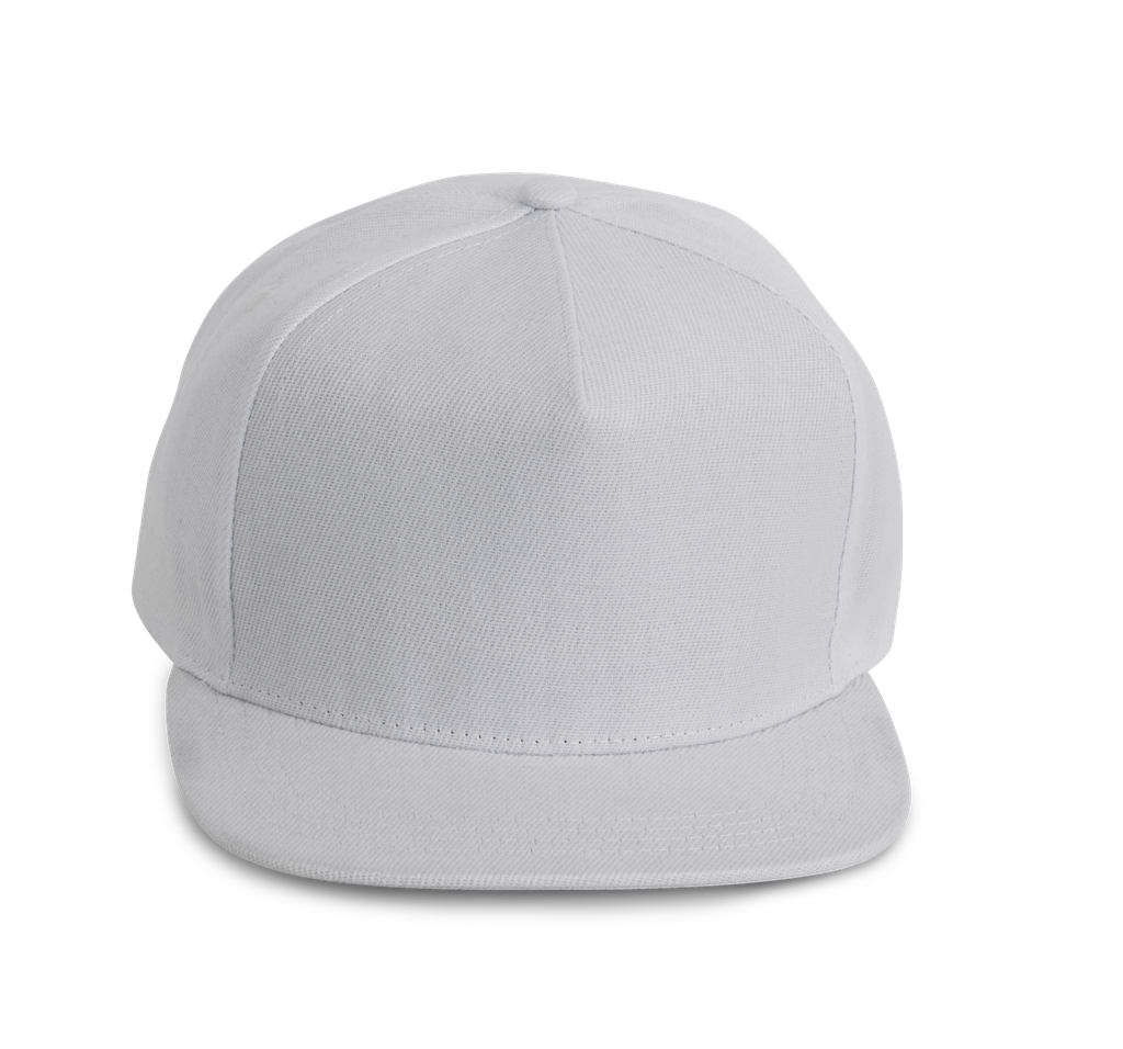 K-up Casquette Snapback - 5 panneaux White (KP159)