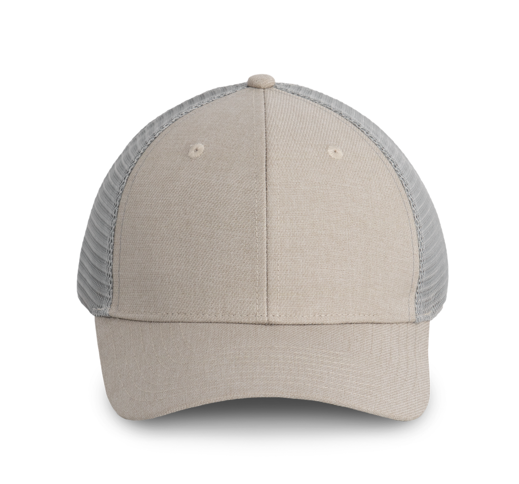 K-up Casquette Urban Trucker - 6 panneaux Sand Heather / Light Grey (KP142)