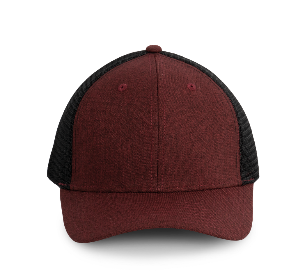 K-up Casquette Urban Trucker - 6 panneaux Tawny Port Heather / Black (KP142)