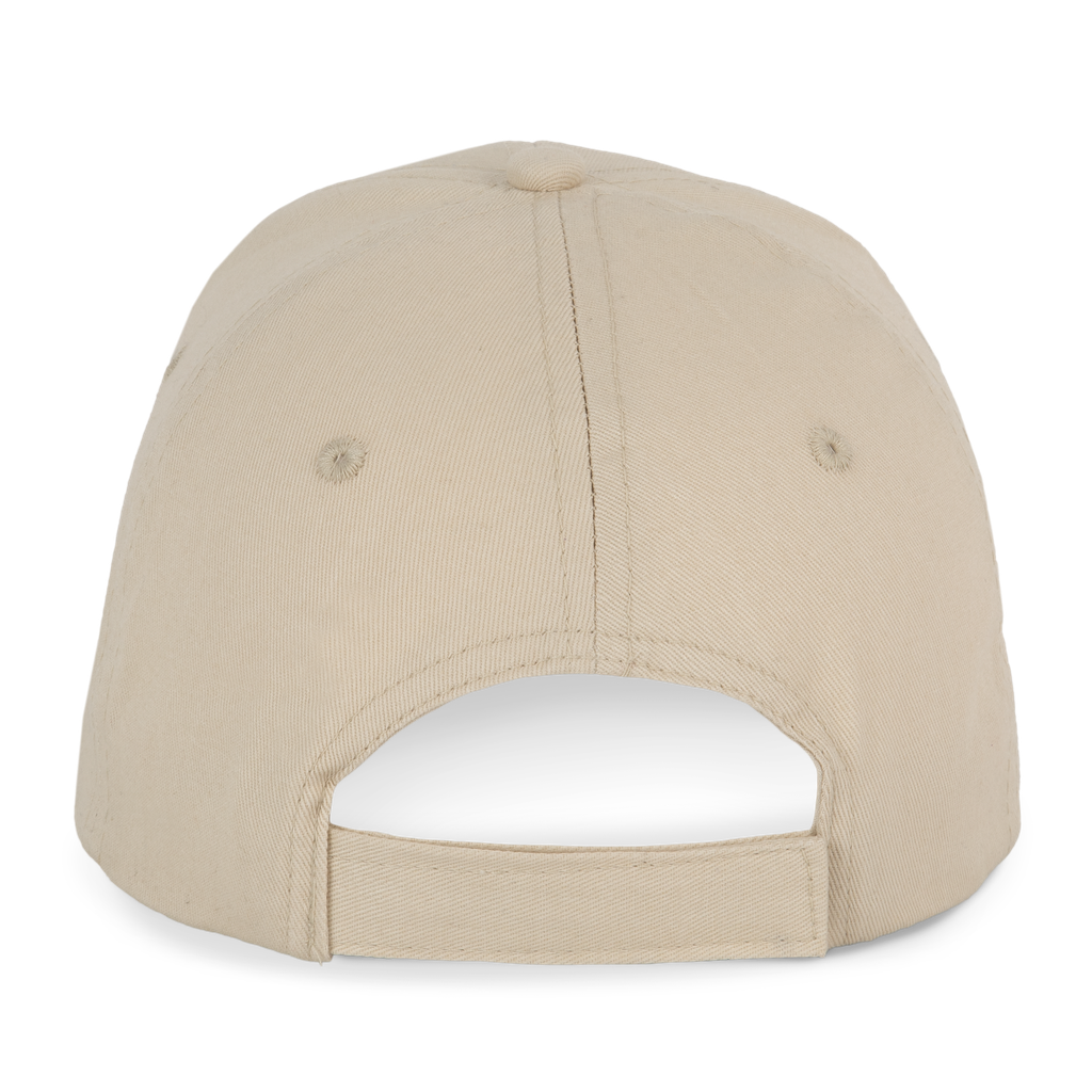 K-up Casquette en coton et polyester recyclés K-loop tracking - 6 panneaux Beige (KP231)