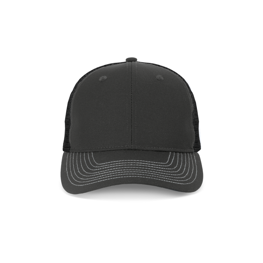 K-up Casquette trucker - 6 panneaux Dark Grey / Black (KP238)