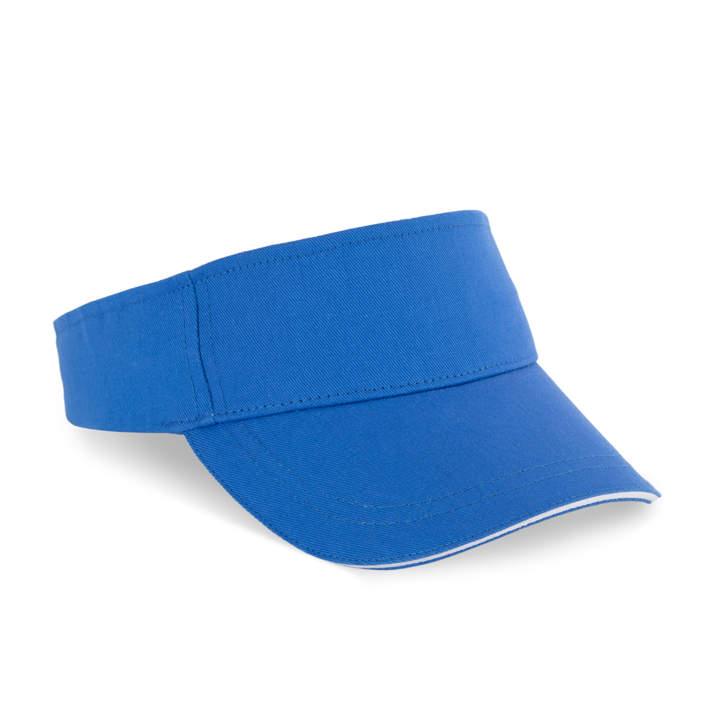 K-up Visière sport en coton Nebulas Blue / White (KP254)