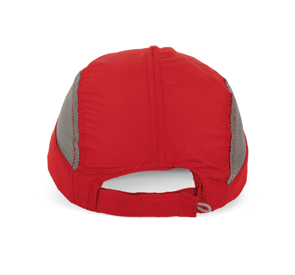 K-up Casquette sport pliable Red / Grey (KP206)