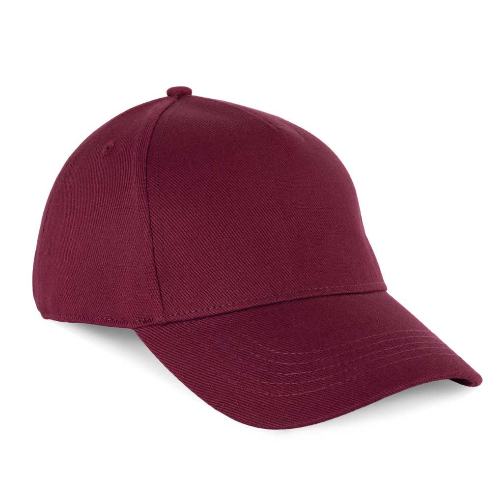 K-up Casquette en coton bio 5 panneaux - K-up Gold Label Wine (KP355)