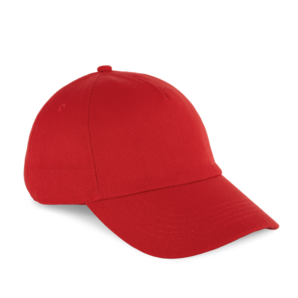 K-up Casquette en toile de coton 5 panneaux - K-up Gold Label Crimson Red (KP357)