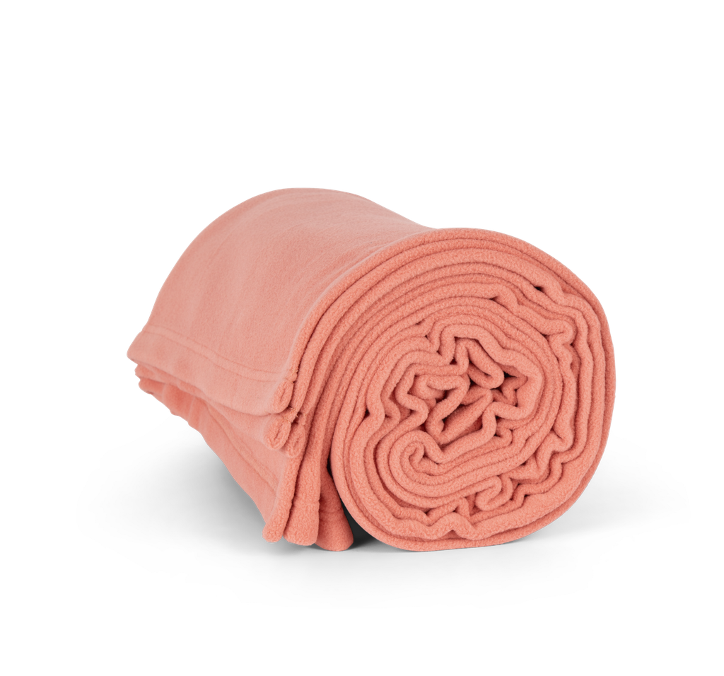 K-up Plaid en polaire Praline Rose (KP424)