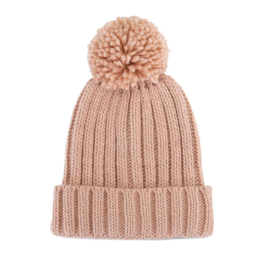 K-up Bonnet à pompon Old Rose (KP563)