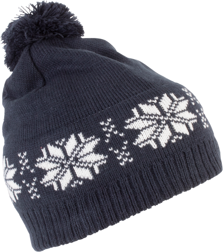 K-up Bonnet de Noël tricoté motif étoiles Night Navy (KP540)