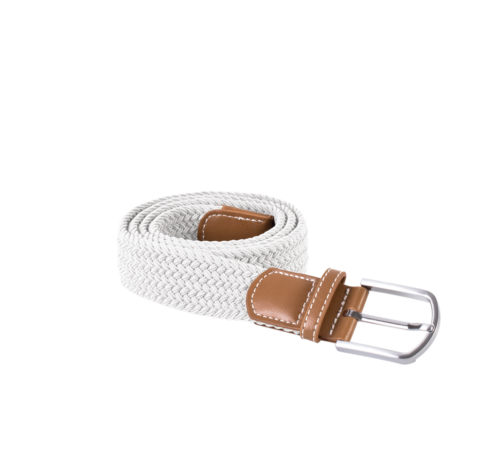 K-up Ceinture tressée élastiquée White (KP805)