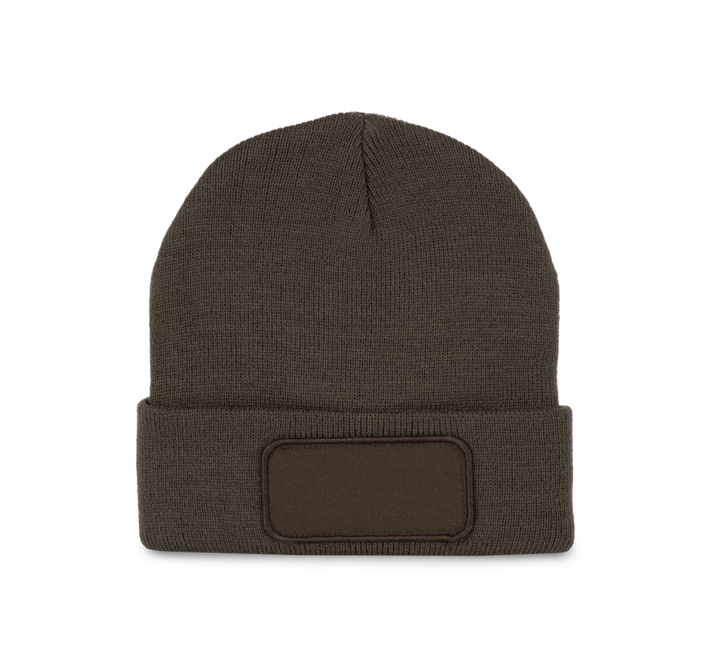 K-up Bonnet avec patch Dark Khaki (KP895)